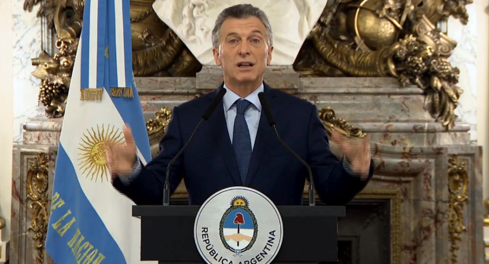 zzzznacp2NOTICIAS ARGENTINAS BAIRES, SEPTIEMBRE 3: El presidente Mauricio Macri da un mensaje al pais. Foto NAzzzz