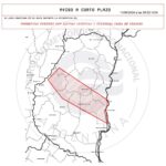 Alerta por tormentas fuertes con lluvias intensas y ocasional caída de granizo