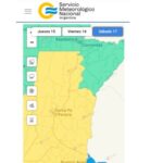 Rige una alerta amarilla para Entre Ríos