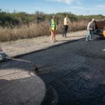 Realizan trabajos de bacheo en ruta 11 a la altura de Tres Bocas