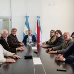 Frigerio recibió a la Mesa de Enlace y prometió insistir en la baja de retenciones