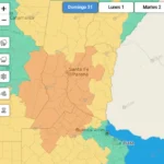 Varios departamentos entrerrianos bajo alerta naranja por lluvias y tormentas