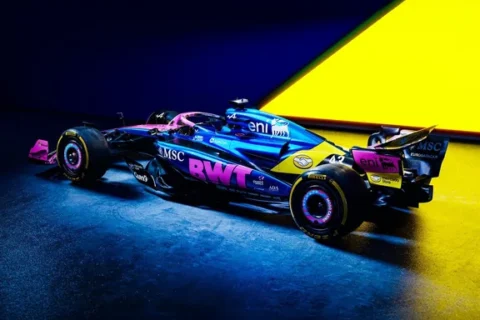 Con Neymar y Colapinto como estrellas, Alpine presentó sus nuevos colores para el GP de Estados Unidos