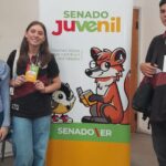 MILENA E ISAÍAS REPRESENTAN A VICTORIA EN EL SENADO JUVENIL