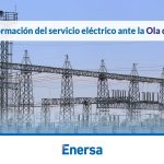 Enersa monitorea la demanda eléctrica ante la ola de calor