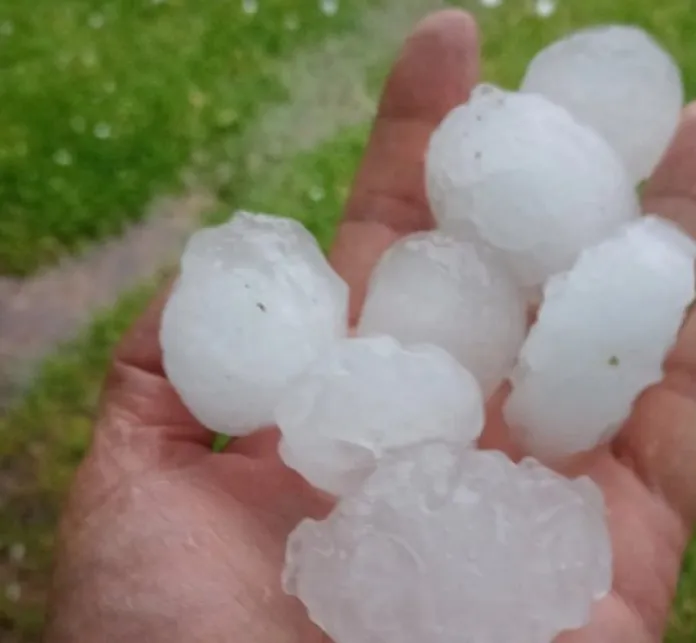 Una importante granizada afectó a localidades de Entre Ríos Cazanoticias