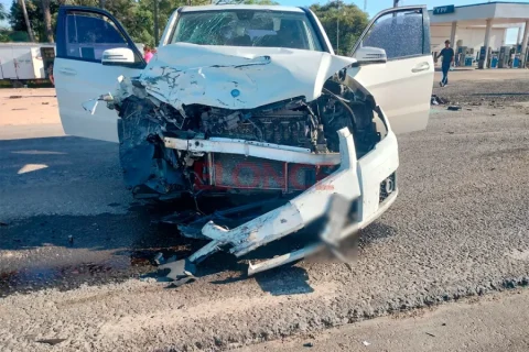 Dos vehículos chocaron en ruta 18: hay un menor entre los heridos
