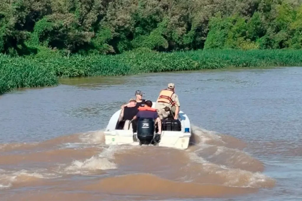 Doble búsqueda tras homicidio en Diamante: la víctima cayó al río y el autor escapó Policiales
