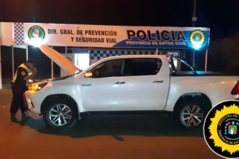 Secuestraron en Entre Ríos, dos camionetas robadas que iban a Paraguay: investigan banda internacional