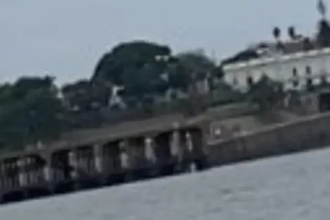 Dramático: un policía y un vecino salvaron a una mujer que cayó al Río Uruguay