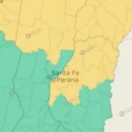 Emiten un alerta amarillo por tormentas para varios departamentos de Entre Ríos