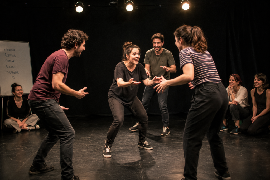 ENTRE SABERES PRESENTA UN TALLER DE IMPROVISACIÓN TEATRAL Ciudad