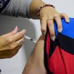 Posta de vacunación en el Centro “Nuestra Casa”