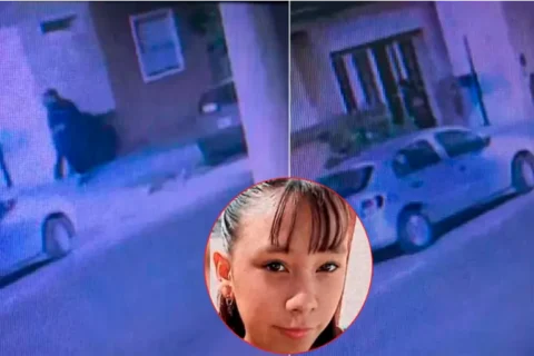 Búsqueda de Agostina: video muestra a la adolescente entrando a la casa del único detenido