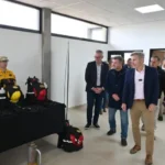 Frigerio puso en funcionamiento una base operativa de la Brigada Forestal