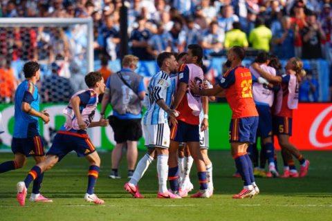 La FIFA investigará los incidentes entre los jugadores al término de la final del Mundial 2026