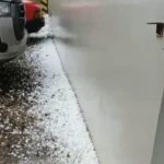 Intensa granizada afectó a distintas zonas de Entre Ríos este jueves